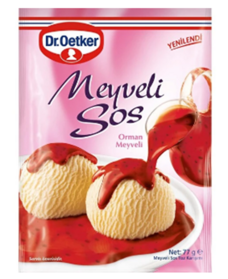 DR.OETKER TATLI SOS 77 GR-MEYVELİ